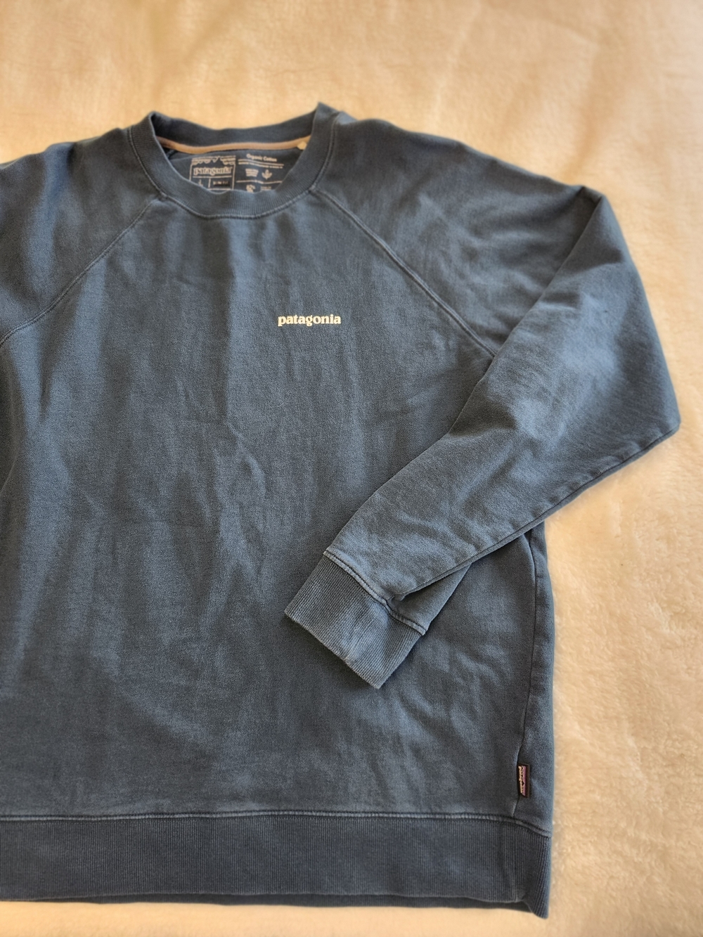 Patagonia Men's Crewneck Sweater in Slate Blue